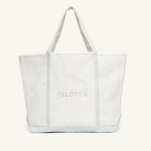 NWOT Peloton Canvas Zipper Tote